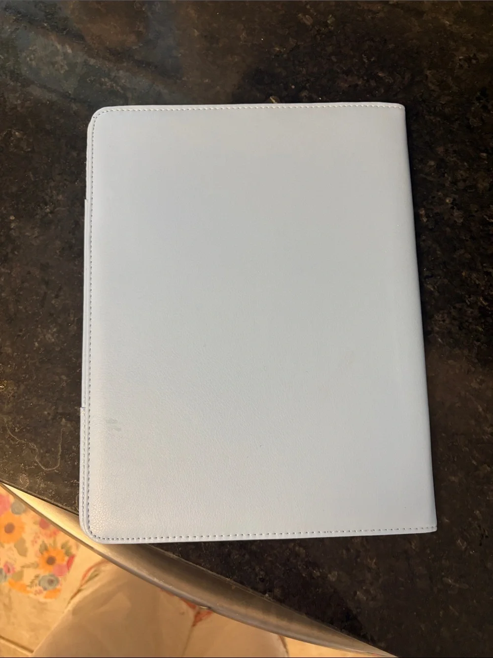 Day Designer for Blue Sky Faux Leather PadFolio Assortment, Dusty Blue